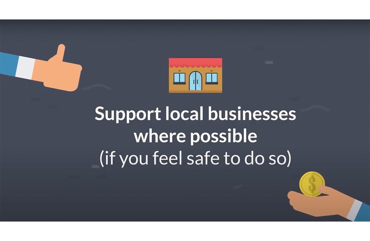 Support local businesses