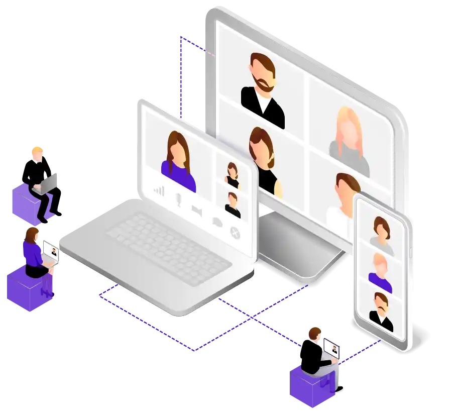 Unified comms video call vector