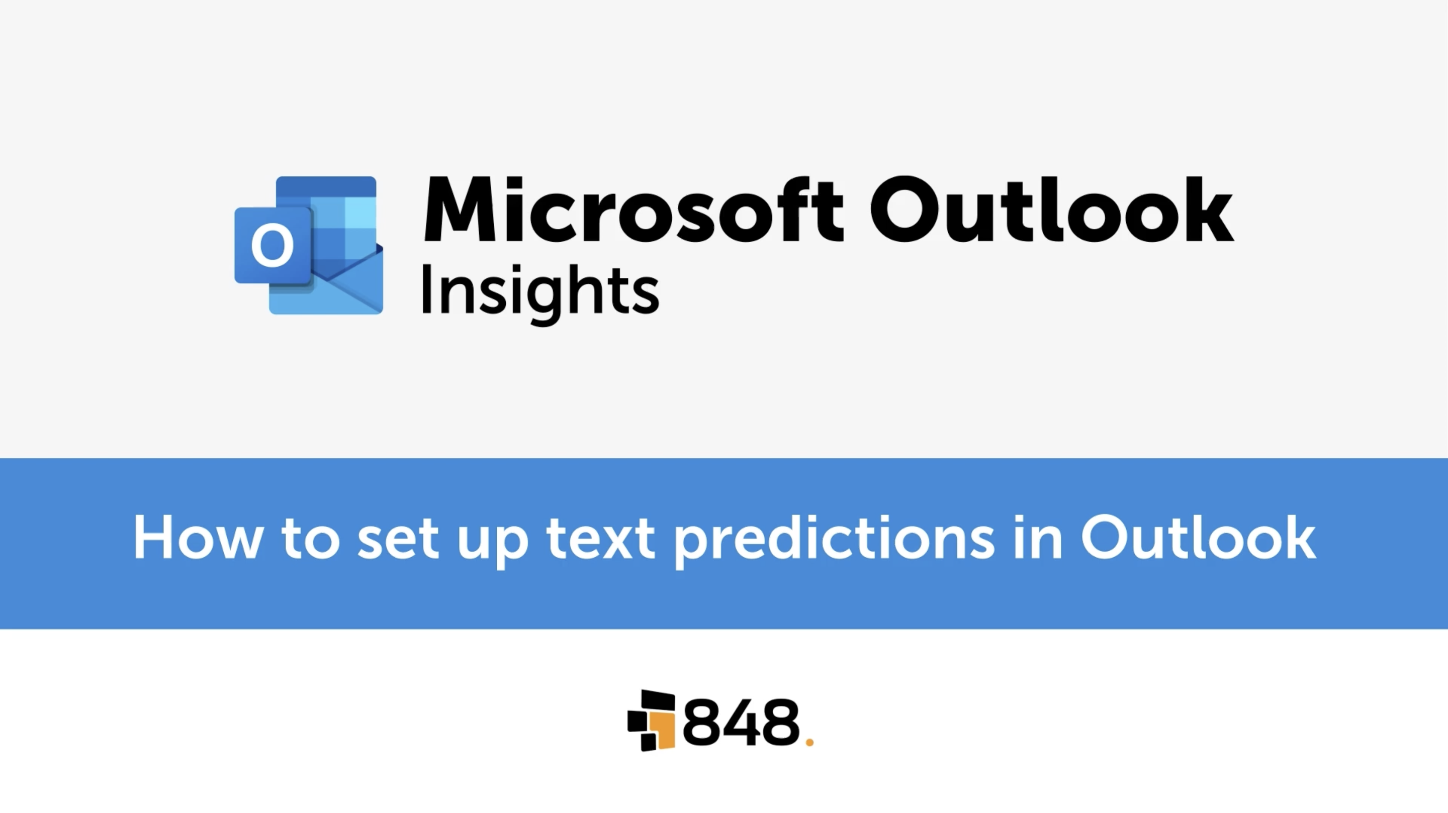 text predictions in Outlook