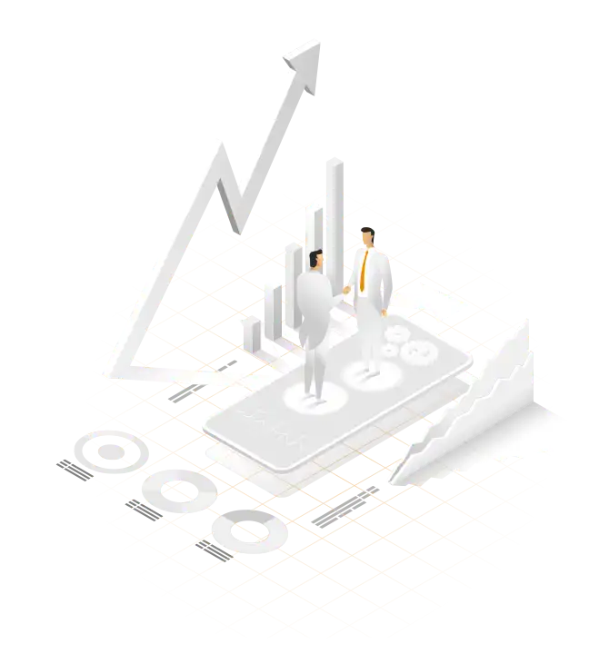 people centred approach isometric vector