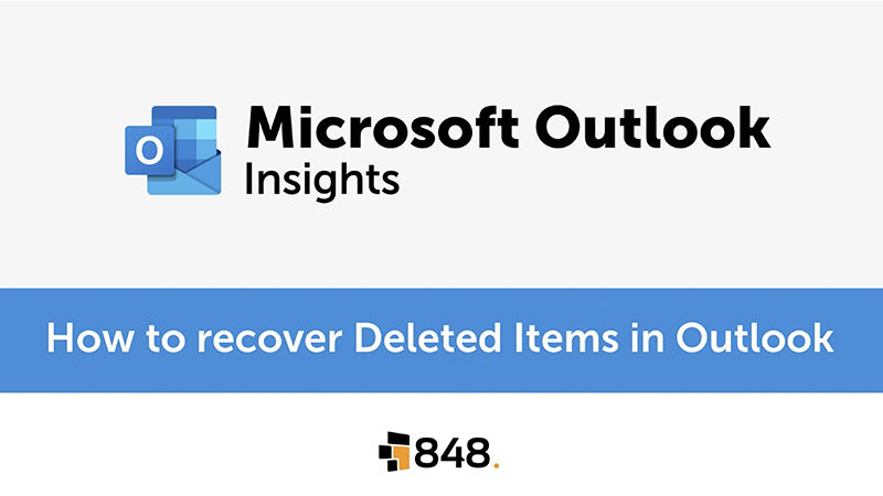 How to recover Deleted Items in Outlook Thumbnail
