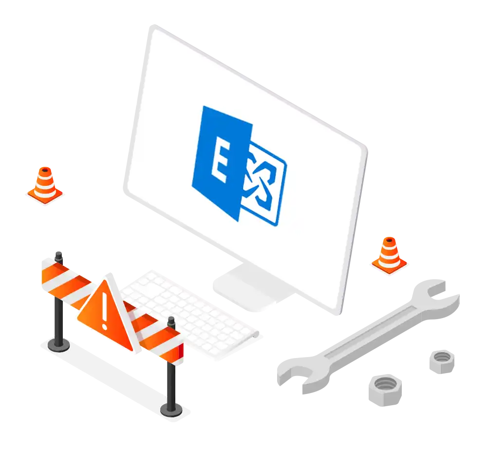 Exchange 2013 End of Life – The Risks of Staying isometric vector